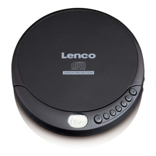Lenco CD-Player CD-200BK portable schwarz