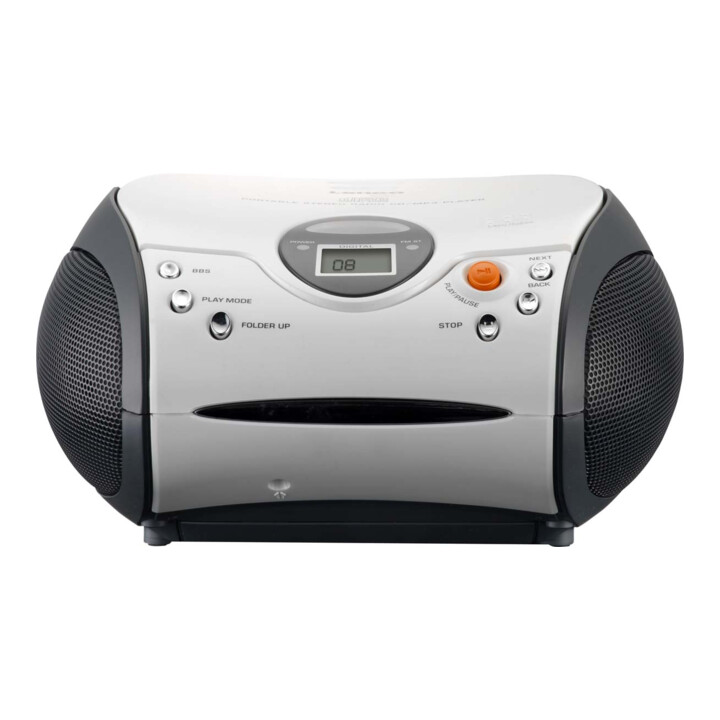 LENCO Radio FM stéréo avec CD, blanc SCD-24 white