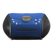 LENCO UKW-Radio m.CD stereo,blau/schwarz SCD-24 blue/black-1