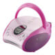 Lenco UKW-Radio mit CD SCD-24 pink stereo