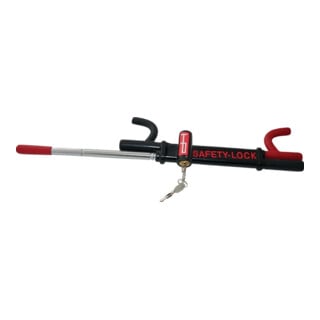 Lenkradkralle anti-theft lock STA L38,5xB12xH5mm G.2,02kg schwarz/rot