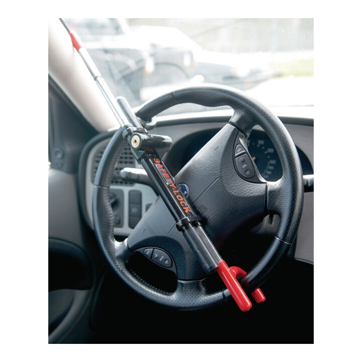 Lenkradkralle anti-theft lock STA L38,5xB12xH5mm G.2,02kg schwarz/rot