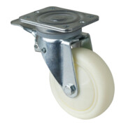 BS Rollen Lenkrolle D.150mm Trgf.600kg m.Festst.Ku.138x110mm weiß