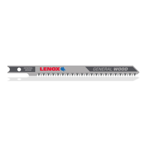 LENOX Bi-Metall Stichsägeblatt 114 x 10 x 1,5mm 8/12ZPZ, U-Schaft, für Holz (3,2-57,2mm)