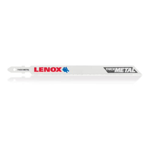 LENOX Bi-Metall Stichsägeblatt 133 x 10 x 0,9mm, T-Schaft, für Metall und Metallrohre