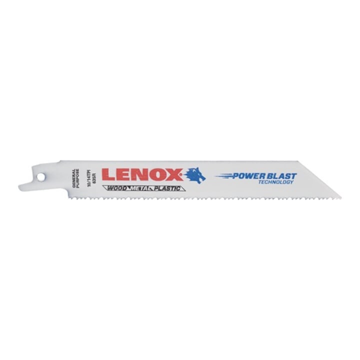 LENOX BIM reciprozaagblad voor universele toepassingen 152 x 19 x 0.9mm