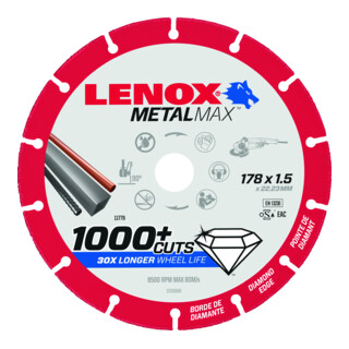 LENOX Diamanttrennscheibe MetalMax