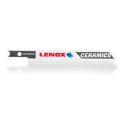 LENOX Hartmetall Stichsägeblatt 89 x 10 x 0,8mm, Hartmetallkörnung, U-Schaft, für abrasive Materialien (1,2-15,9mm)-1