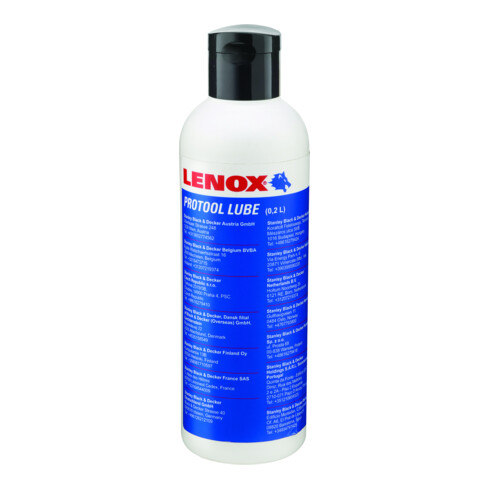 LENOX Huile lubrifiante Protool 2 x 5 litres