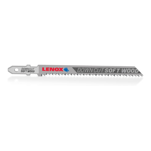 LENOX Karbon Stichsägeblatt 102 x 8 x 1,5mm 10ZPZ, umgekehrte Verzahnung, T-Schaft, für weiches Holz (4,8-31,8mm)
