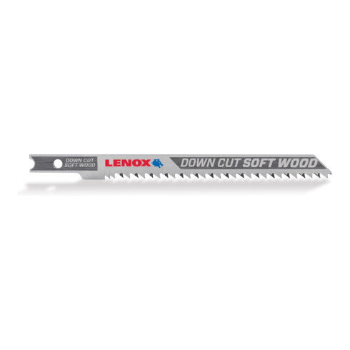 LENOX Karbon Stichsägeblatt 102 x 8 x 1,5mm 10ZPZ, umgekehrte Verzahnung, U-Schaft, für weiches Holz (4,8-31,8mm)