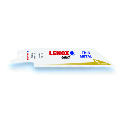 LENOX Lama alternativa TiN per intonaco e cartongesso 102 x 19 x 0,9 mm
