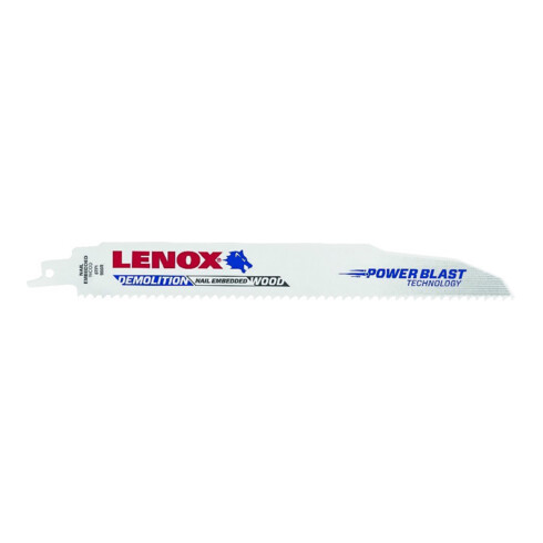 LENOX Lame de scie sabre 229x25x1,6mm 10 dents, pack de 2 pièces