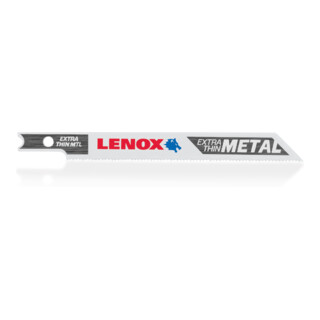 LENOX lame de scie sauteuse bi-métal 92 x 10 x 0,9mm, arbre en U, pour métal
