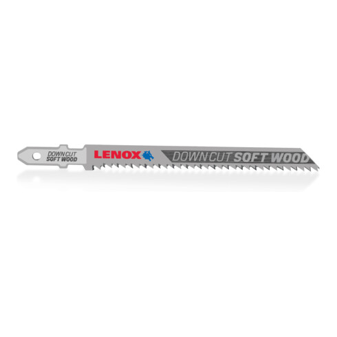 LENOX lame de scie sauteuse en carbone 102 x 8 x 1,5mm 10ZPZ, denture inversée, arbre en T, pour bois tendre (4,8-31,8mm)