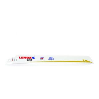 Stanley reciprozaagblad Gold Lazer® L.305mm B.25mm TPI 14 5 dlg./kaart LENOX