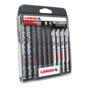 LENOX Stichsägeblätter-Set Universal 10-tlg., T-Schaft, inklusive Box: 2 x C450T, 2 x C416T, 2 x C320TS, 2 x B314T, 2 x B324T
