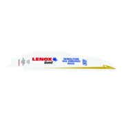 LENOX TiN lame de scie alternative pour travaux de démolition 152 x 22 x 1,6mm