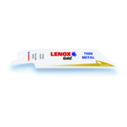 LENOX TiN-Säbelsägeblatt für Gips und Trockenbau 102 x 19 x 0,9mm