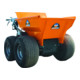 Lescha Minidumper BMD 300 orange mit Rasenreifen-1