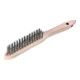 Lessmann Brosse à fil ondulé inox 0,35 mm 2 rangs-1