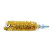 LESSMANN Brosse à tuyau L.115mm D.18mm fil laiton ondulé, poils L.80mm