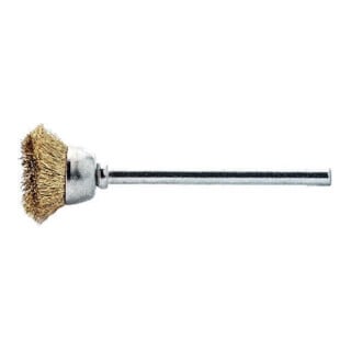 Lessmann Brosse boisseau miniature Fil laiton 0,10 mm,⌀ brosse: 15 mm