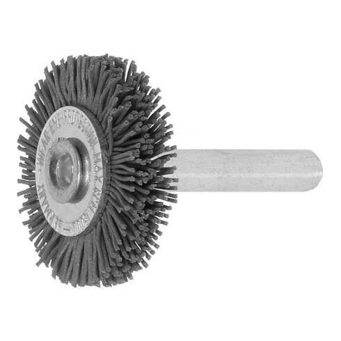 Lessmann Brosse circulaire sur tige micro-abrasive, SiC grain 320,⌀ brossexlargeur brosse: 30X6 mm