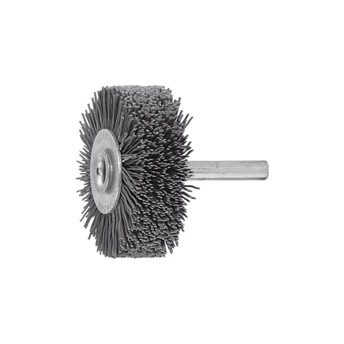 Lessmann Brosse circulaire sur tige micro-abrasive, SiC grain 320,⌀ brossexlargeur brosse: 50X10 mm