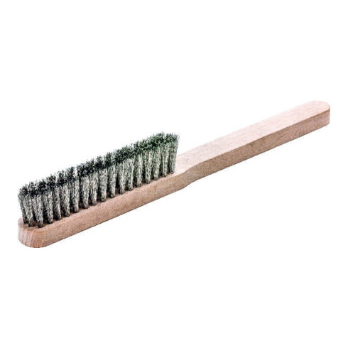 Lessmann Brosse fine inox ondulée 0,15 mm