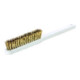 LESSMANN Brosse fine L.225mm fil ondulé en laiton 0,15mm 4 rangs-1