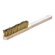 Lessmann Brosse fine laiton ondulée 0,15 mm