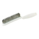 LESSMANN Brosse métallique L.285mm fil acier inox ondulé 0,35mm 3 rangs-1