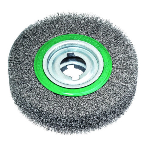 Lessmann Brosseàébavurer fil INOX 0,35 mm,⌀ brossexlargeur brosse: 250X60 mm