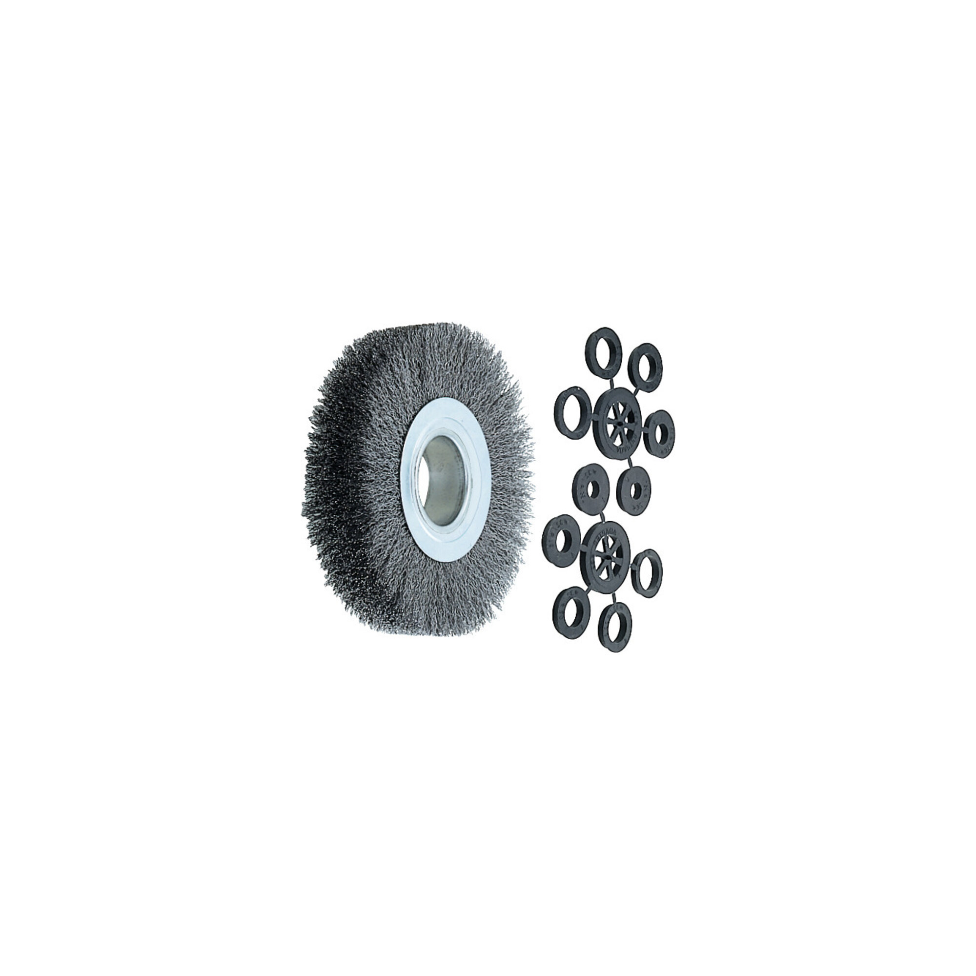 Lessmann Draht-Rundbürste Stahldraht 0,30 / 0,35 mm, Bürsten- xBesatzbreite: 100X20 mm
