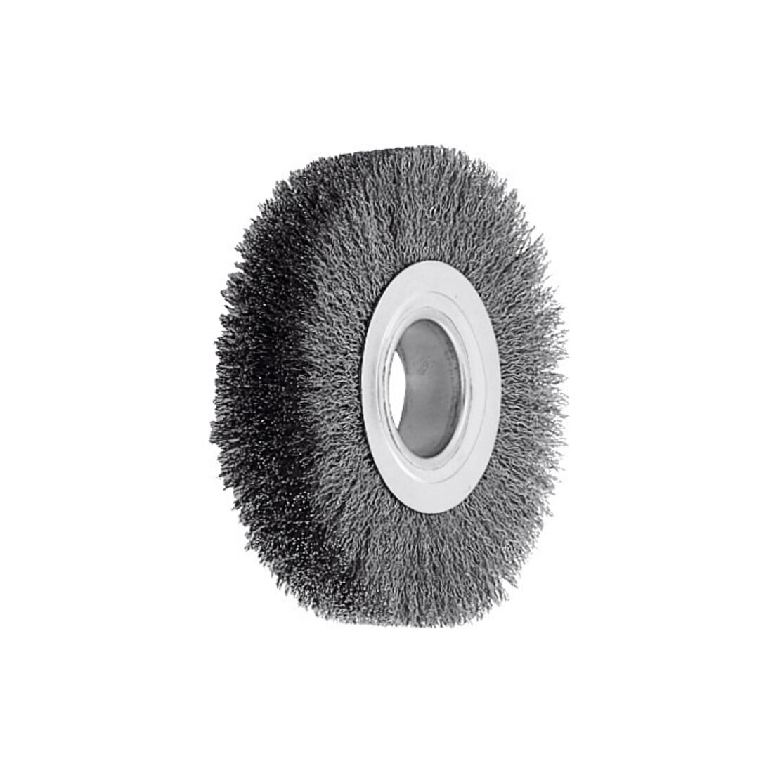 Lessmann Draht-Rundbürste Stahldraht 0,30 / 0,35 mm, Bürsten-⌀xBesatzbreite: 150X22 mm