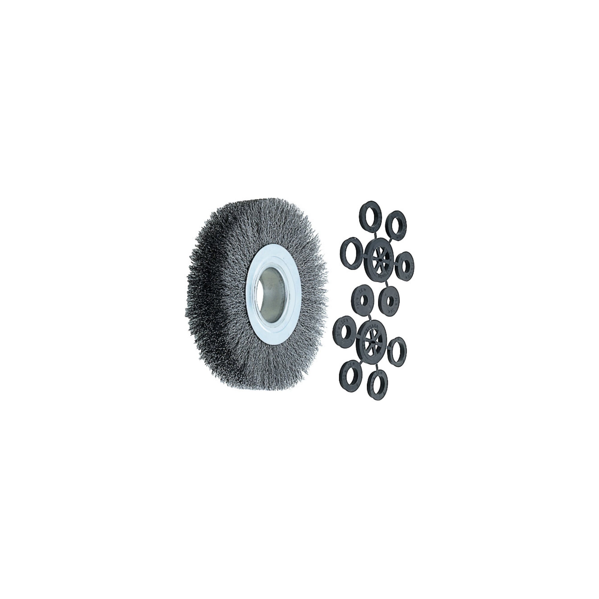 Lessmann Draht-Rundbürste Stahldraht 0,30 / 0,35 mm, Bürsten- xBesatzbreite: 250X30 mm