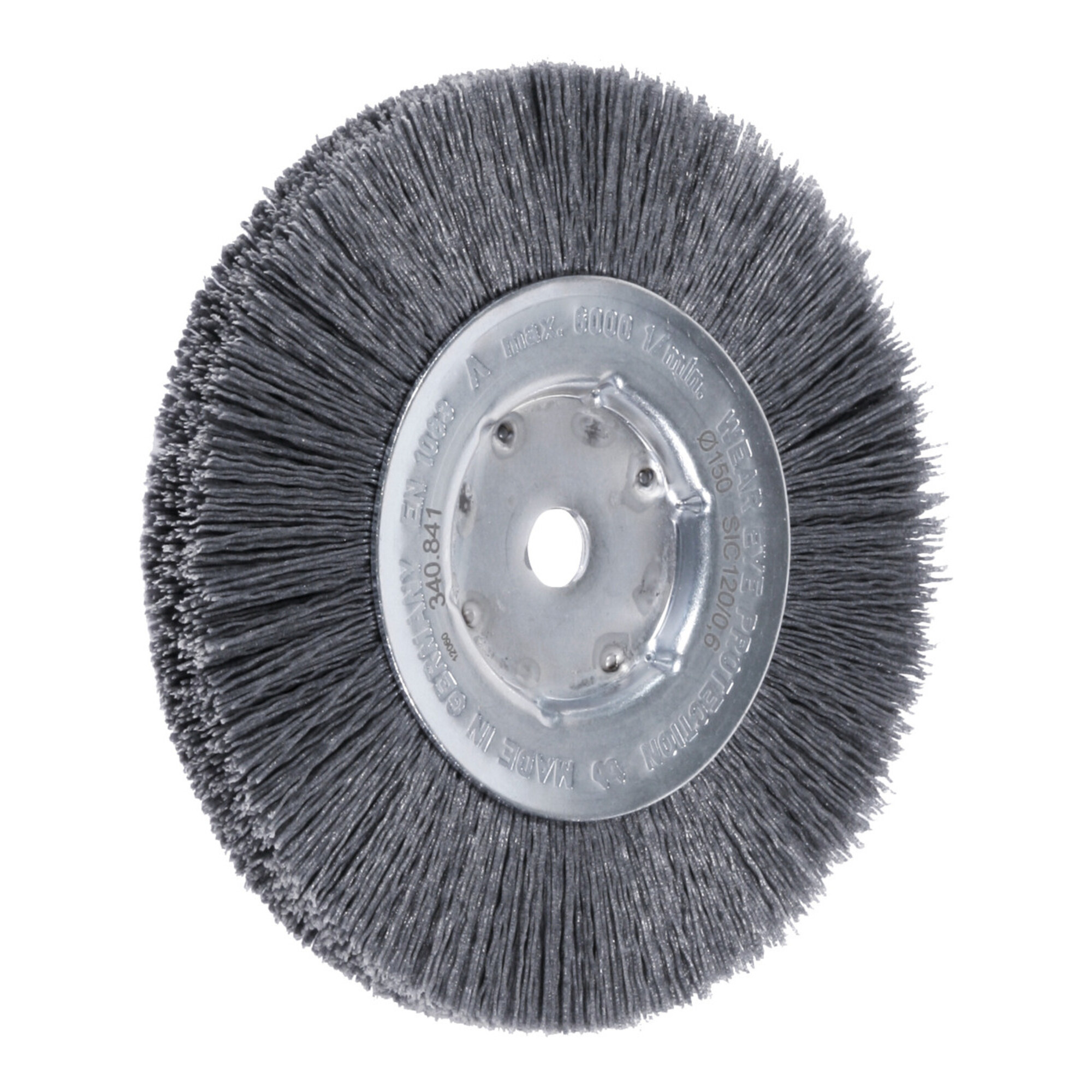 Lessmann Einreihige Rundbürste mikroabrasiv 0,6 mm, SiC 320, Bürsten- xBürstenbreite: 150X14 mm