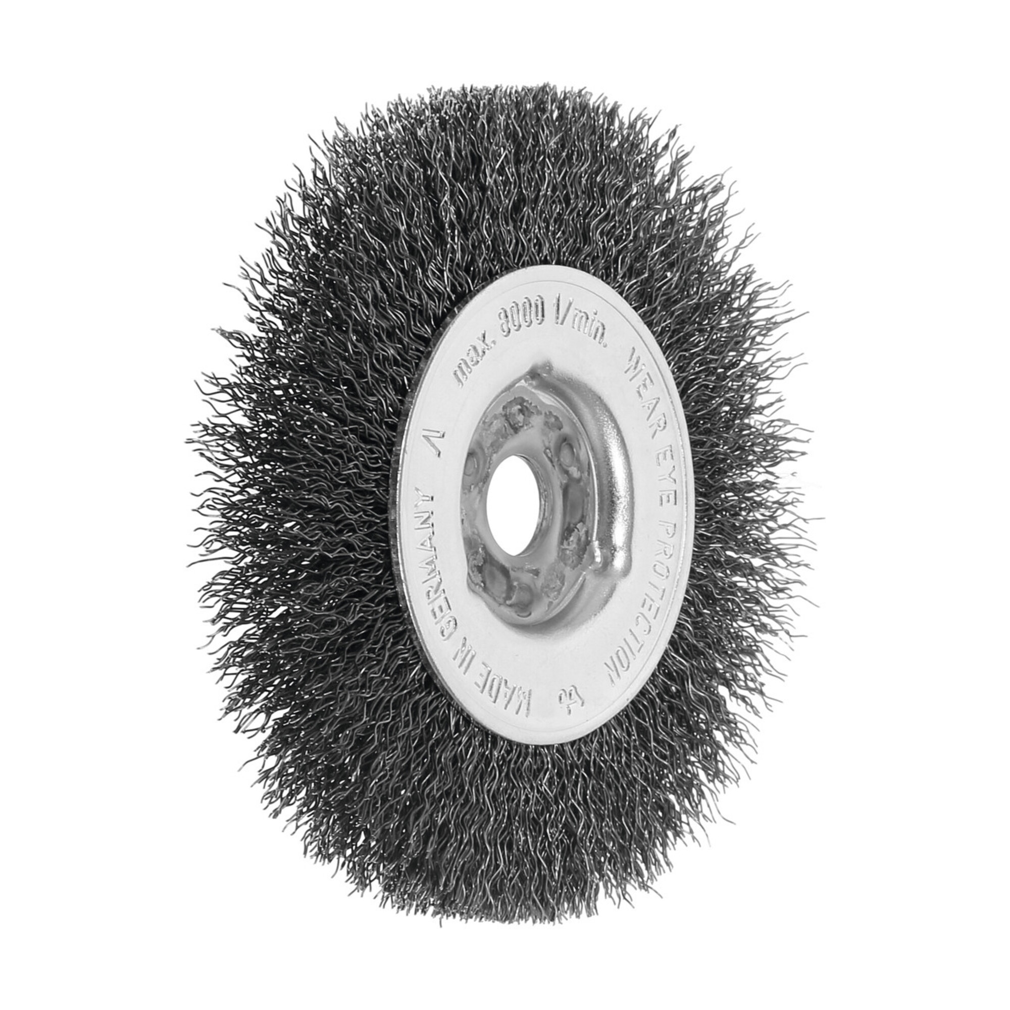 Lessmann Einreihige Rundbürste Stahldraht 0,30 mm, Bürsten- xBürstenbreite: 100X12 mm