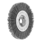 LESSMANN Enkelrijige ronde borstel microschurend, 0,6 mm, SiC 320, Borstel-⌀ x borstelbreedte: 100X12 mm
