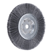 LESSMANN Enkelrijige ronde borstel microschurend, 0,6 mm, SiC 320, Borstel-⌀ x borstelbreedte: 150X14 mm