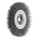 LESSMANN Enkelrijige ronde borstel RVS-draad 0,30 mm, Borstel-⌀ D1xborstelbreedte: 100X12 mm-1