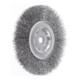 LESSMANN Enkelrijige ronde borstel RVS-draad 0,30 mm, Borstel-⌀ D1xborstelbreedte: 150X14 mm-1