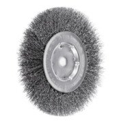 LESSMANN Enkelrijige ronde borstel Staaldraad 0,30 mm, Borstel-⌀ D1xborstelbreedte: 150X14mm