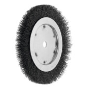 LESSMANN Enkelrijige ronde borstel Staaldraad 0,30 mm, Borstel-⌀ D1xborstelbreedte: 200X16mm