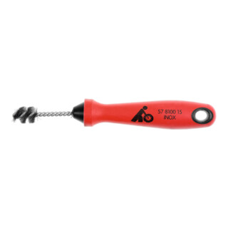 LESSMANN Fittingborstel gegolfde RVS-draad, Geschikt voor inwendige buis-⌀: 18mm