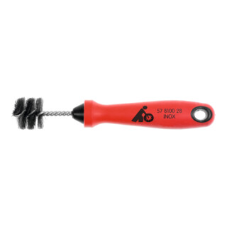 LESSMANN Fittingborstel gegolfde RVS-draad, Geschikt voor inwendige buis-⌀: 22mm
