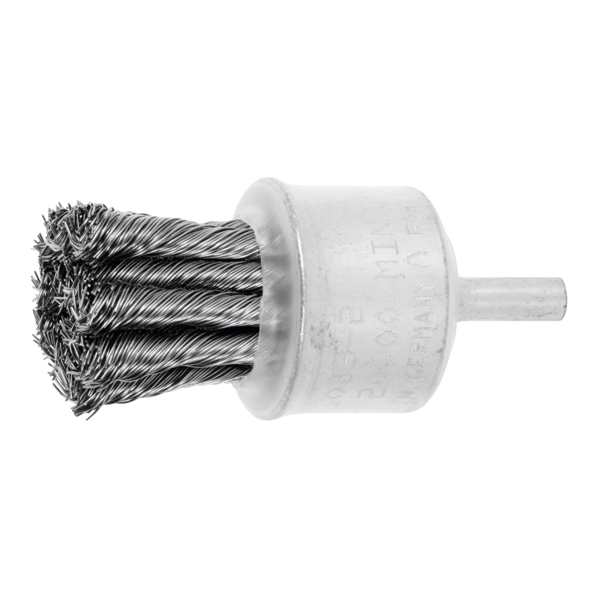 Lessmann Gezopfte Pinselbürste INOX-Draht, Bürsten- xBorstenstärke: 28X0,50 mm