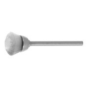 LESSMANN Mini-spazzola a tazza Nylon 0,15mm, Spazzola Ø15mm