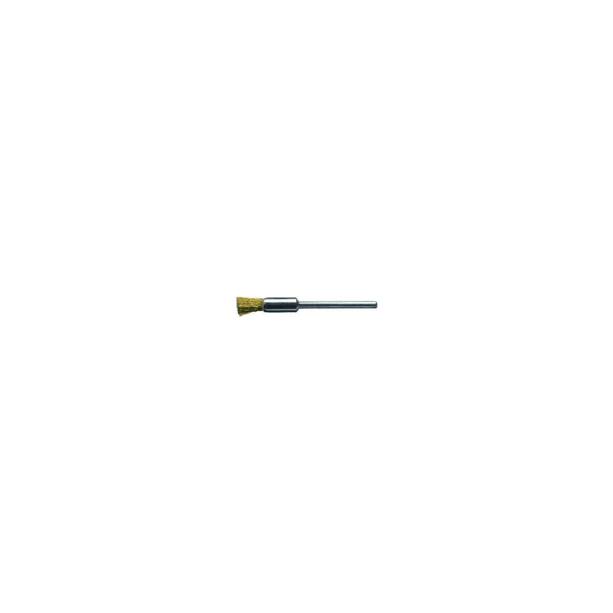 Lessmann Miniatur-Pinselbürste Messingdraht 0,10 mm, Bürsten- 5 mm